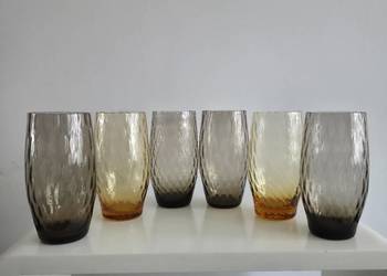 Szklanki PRL vintage