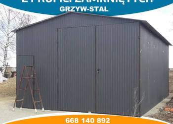 Wysoki Garaż Grafitowy |Konstrukcja|Magazyn| Wiata | Hala – GRZYWSTAL