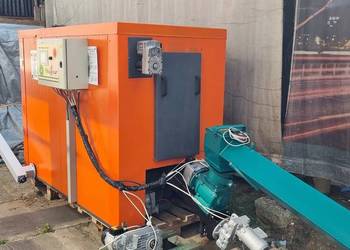 Piec heizomat 100kW. Piec na trociny, zrębkę i inne biopaliwa .