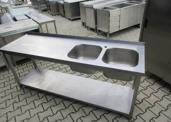 ZLEW GASTRONOMICZNY 2 KOMOROWY 200/60/85