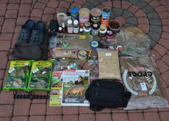 Akcesoria Wędkarskie!! Zanęty, Dipy, Kulki, Żyłki!!!