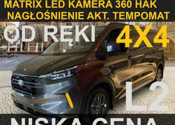 Ford Transit Custom Trail 170KM 4x4 Matrix LED Kamera 360 Hak Super Cena !