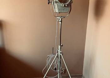 Lampa podłogowa teatralno filmowa PRL Vintage loft