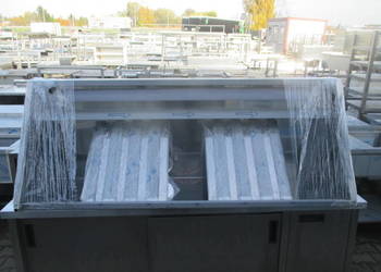 NOWY OKAP GASTRONOMICZNY SKOŚNY Z FILTRAMI 170/60/40 Z OŚWIETLENIEM