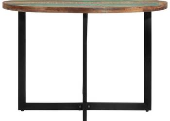 vidaXL Stół jadalniany, 110x75 cm, lite drewno z odzysku(SKU:338480)