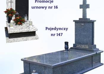Atrakcyjne ceny na pomniki nagrobki pojedyncze i urnowe Warszawa