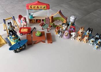 Figurki blue, bluey, zestaw