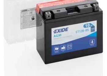 Akumulator motocyklowy EXIDE ET12B-BS YT12B-BS 12V 10Ah 160A