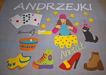 Dekoracje na Andrzejki z brystolu
