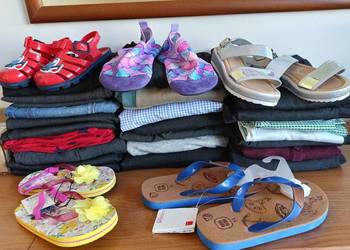 Wyprzedaż odzież dziecięca chłopiec dziewczynka obuwie