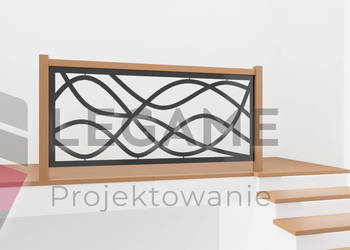 Balustrady barierki schodowe bramy wycinane laserowo CNC