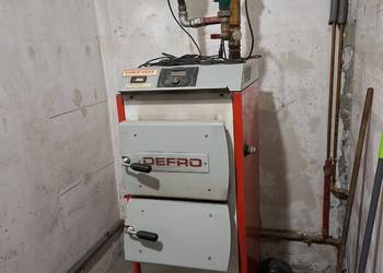 Piec CO 5-24 KW na drewno i węgiel Defro optima komfort  plus