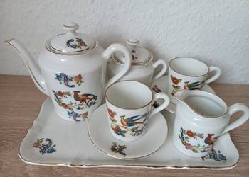 Stara sygnowana porcelana rajski ptak