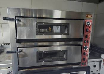 Elektryczny piec do pizzy włoskiej marki XTS International dwukomorowy