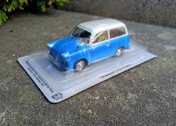 TRABANT P50 KOMBI model kolekcja 1:43 kultowe auta deagostini nowy złota