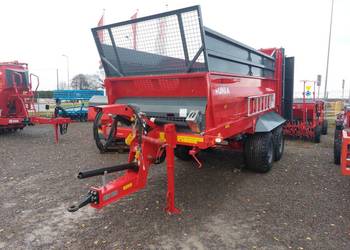 Rozrzutnik obornika Unia Tytan 10 TD tandem ład. 8 ton