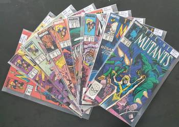 The New Mutants - 9 komiksów Marvel USA 1988-1989