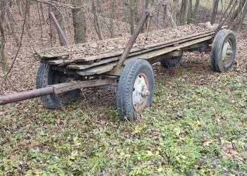 Sprzedam solidny wóz do traktora – mocna rama, wyciągane konice