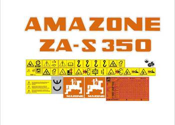 Naklejki Amazone ZA-S 350 mocny klej, odporne, laminat UV