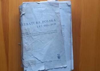 Literatura Polska 1918-1939 Matuszewski 1970