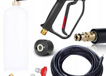 Zestaw Pistolet + Wąż 10 m + Pianownica | 5 Dysz | 200 BAR | Do Kärcher K2…