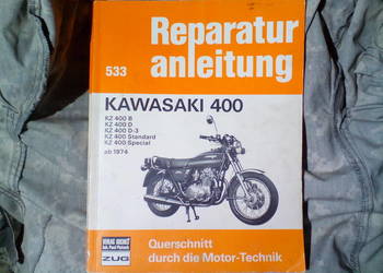 Książka serwisowa Kawasaki KZ 400 1974 instrukcja