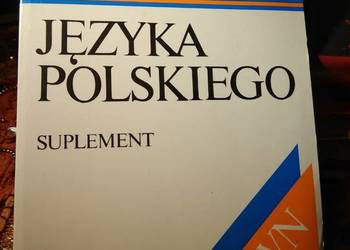 Słownik języka polskiego suplement książki używane Warszawa