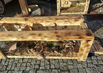 Terrarium zewnętrzne całoroczne dla żółwia lub jeża