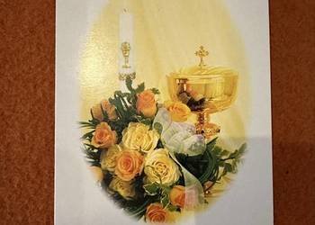 Kartka okolicznościowa Pamiątka Pierwszej Komunii świętej