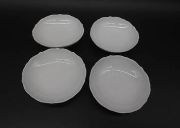 Spodki Porcelanowe KAISER Germany – Biały Klasyk  Kpl. 4 szt.