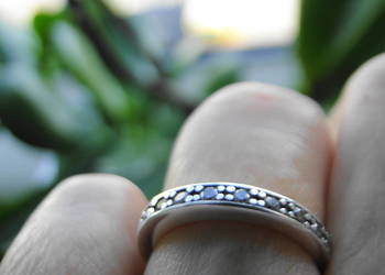 Pierścionek /obrączka srebro 925