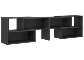 Szafka pod TV szara 149x30x52 cm materiał drewnopochodny WM-808361