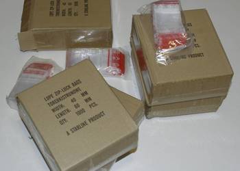 Torebki strunowe, woreczki strunowe (40x60 mm) 1000szt.