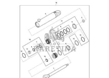 John Deere 9470RX - Pręt AH220679 (Kierowanie)