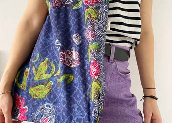 torebka na ramię na zakupy etno boho bali shopper handmade