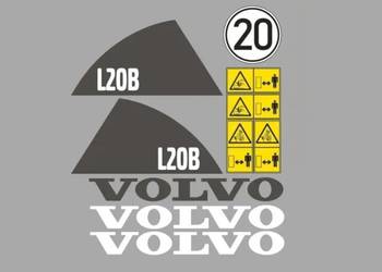 Naklejki oklejenie naklejka - VOLVO L20B Zamiennik