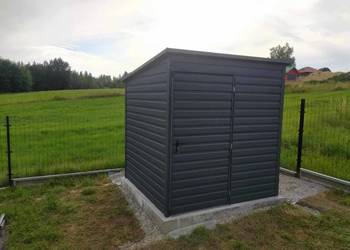 Domek narzędziowy 2x3 konstrukcja stalowa ocynkowana garaż