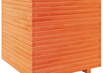 Donica ogrodowa woskowy brąz 70x70x725 cm drewno sosnowe WM-3282586