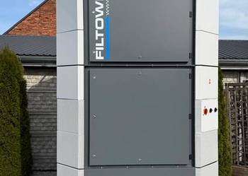 Odciąg mgły olejowej z hali, wieża wentylacyjna ESTA Filtower L-160