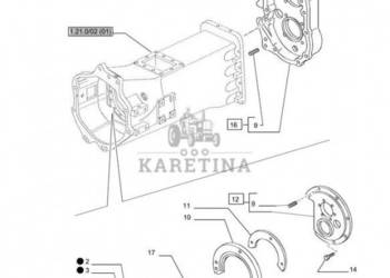 New Holland T6010 T6090 T6070 Pokrywa 47126699