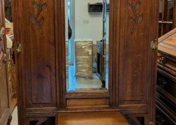 Piękna dębowa garderoba,wieszak secesyjny-sklep Dąbrowa Górnicza