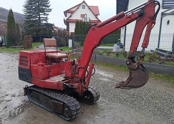 Mini koparka gąsienicowa yanmar pel job laweta zestaw
