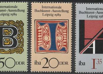 NIEMCY / NRD / DDR - LIPSK - 1989 - CZYSTE **