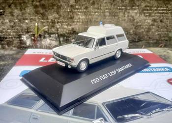 FIAT 125P SANITARKA PODWYŻSZONY Kultowe Legendy FSO deagostini 1/43