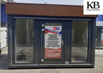 Kontener biurowy / Mobilne biuro / Kontener ogrodowy 4,0 x 2,5 m