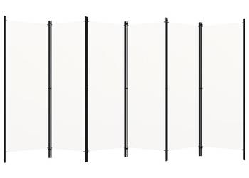 vidaXL Parawan 6-panelowy, biały（SKU:320727）