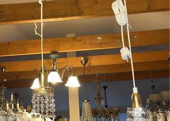 Wiszaca lampa kryształowa