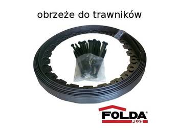Obrzeże trawnikowe 10m + kołki mocujące 20szt. (komplet)
