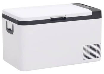 Lodówka z uchwytem czarno-biała 18 L PP i PE WM-51779
