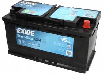 Akumulator 95Ah 850A EXIDE AGM START&STOP EK950
